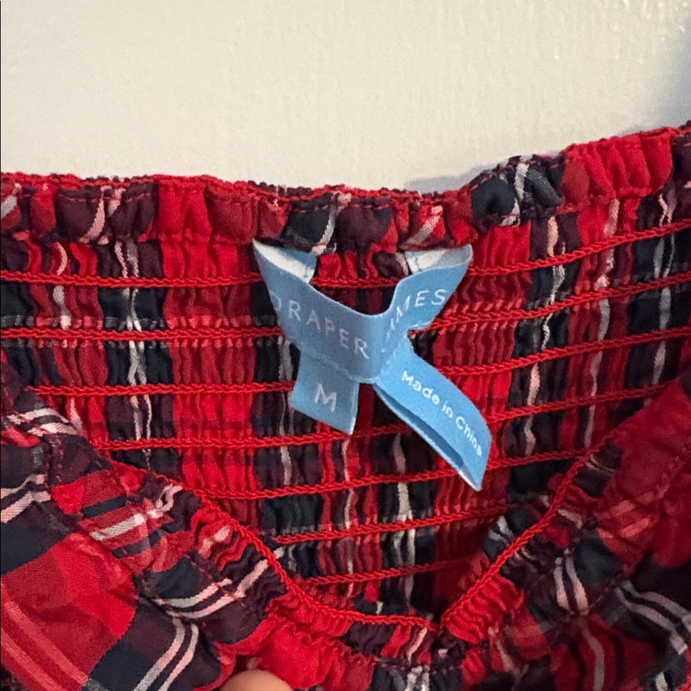 Draper James Red Plaid Dress - Picture 3 of 4